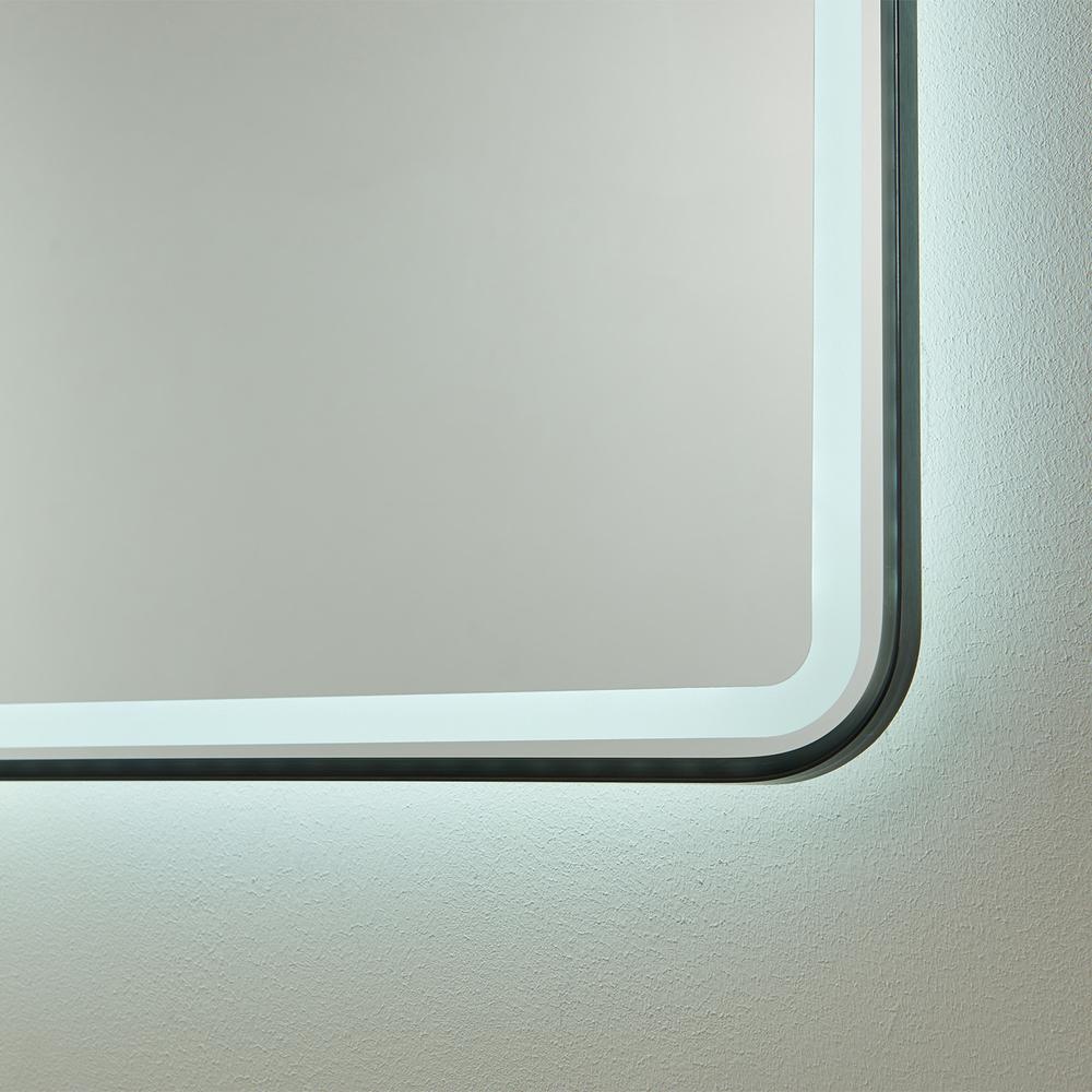 24'' Rectangle LED Lighted Accent Bathroom/Vanity Wall Mirror. Picture 11