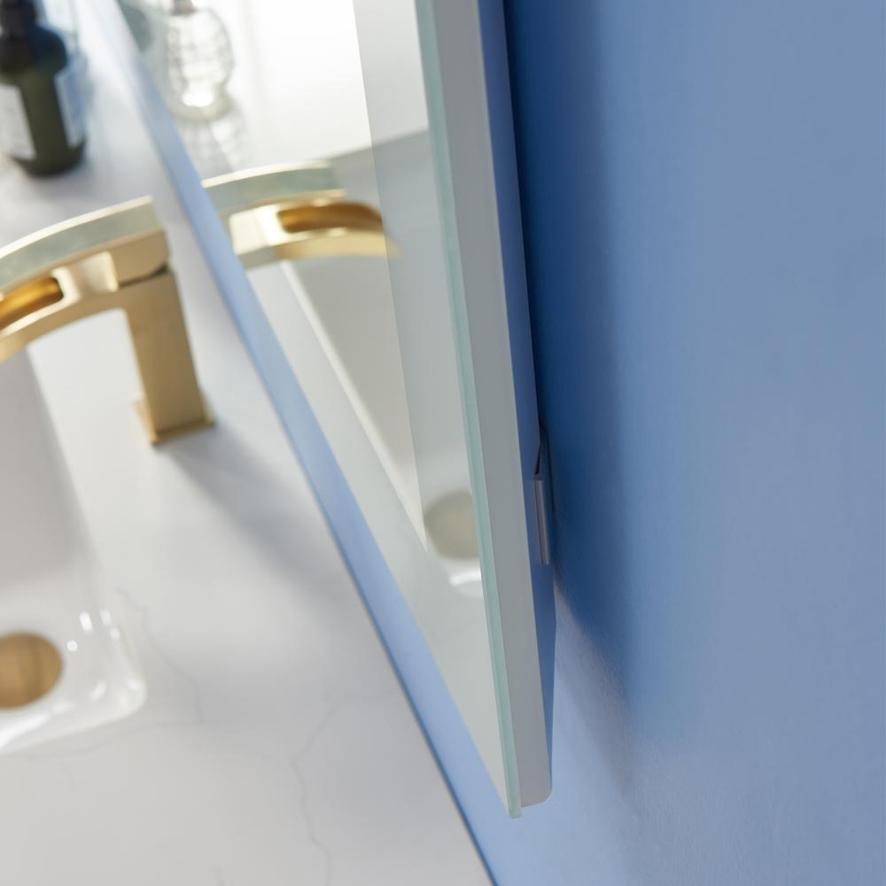 48'' Rectangle LED Lighted Accent Bathroom/Vanity Wall Mirror. Picture 8