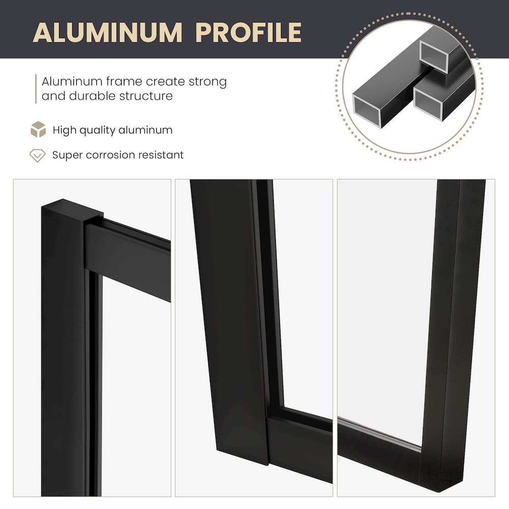 Bathtub Screen Frameless Glass Shower Door Tempered Glass Shower Panel. Picture 8