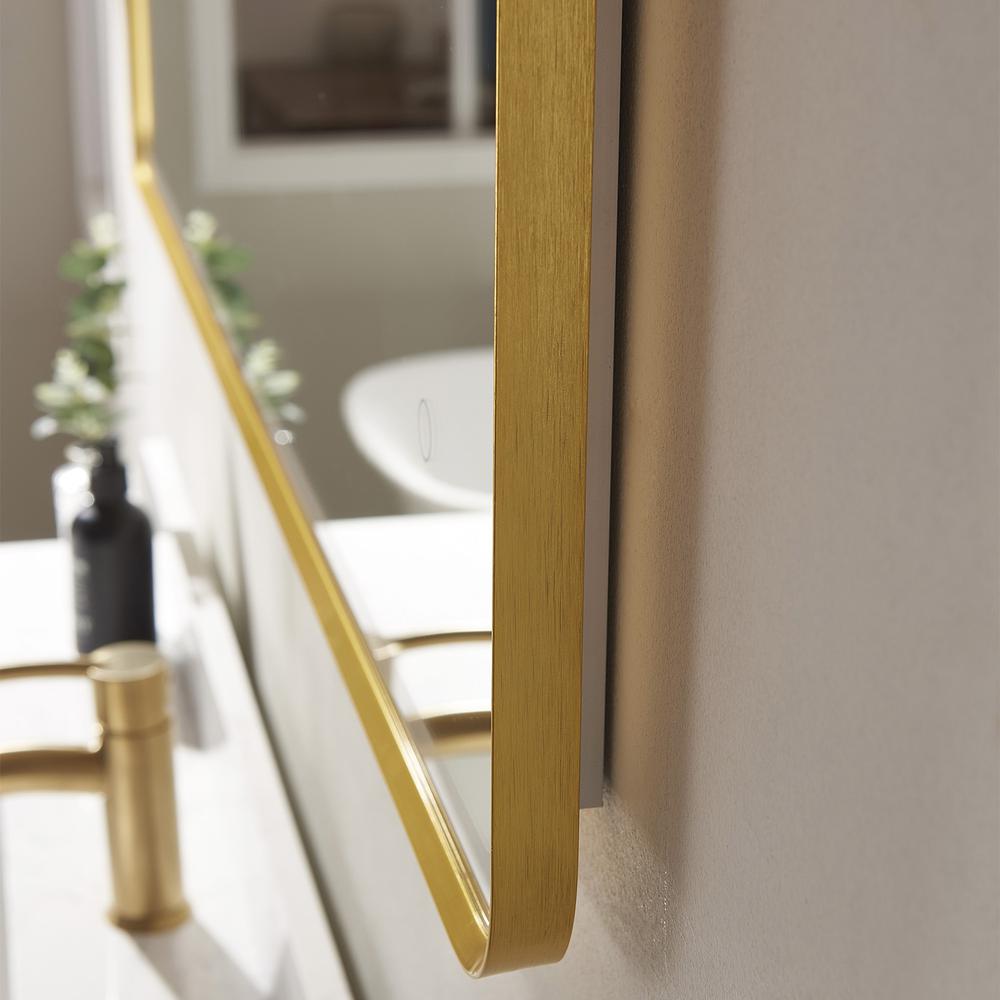 48'' Rectangle LED Lighted Accent Bathroom/Vanity Wall Mirror. Picture 9