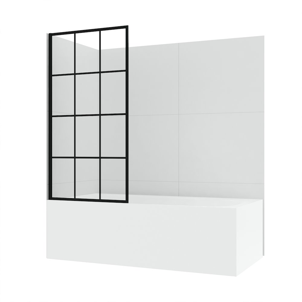 Bathtub Screen Frameless Glass Shower Door Tempered Glass Shower Panel. Picture 1