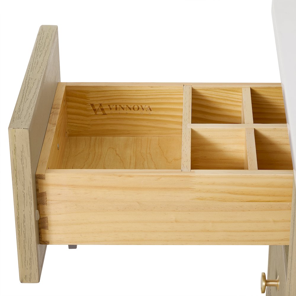 Oza 84" Free-standing Double Bath Vanity in Aged Natural Oak. Picture 11