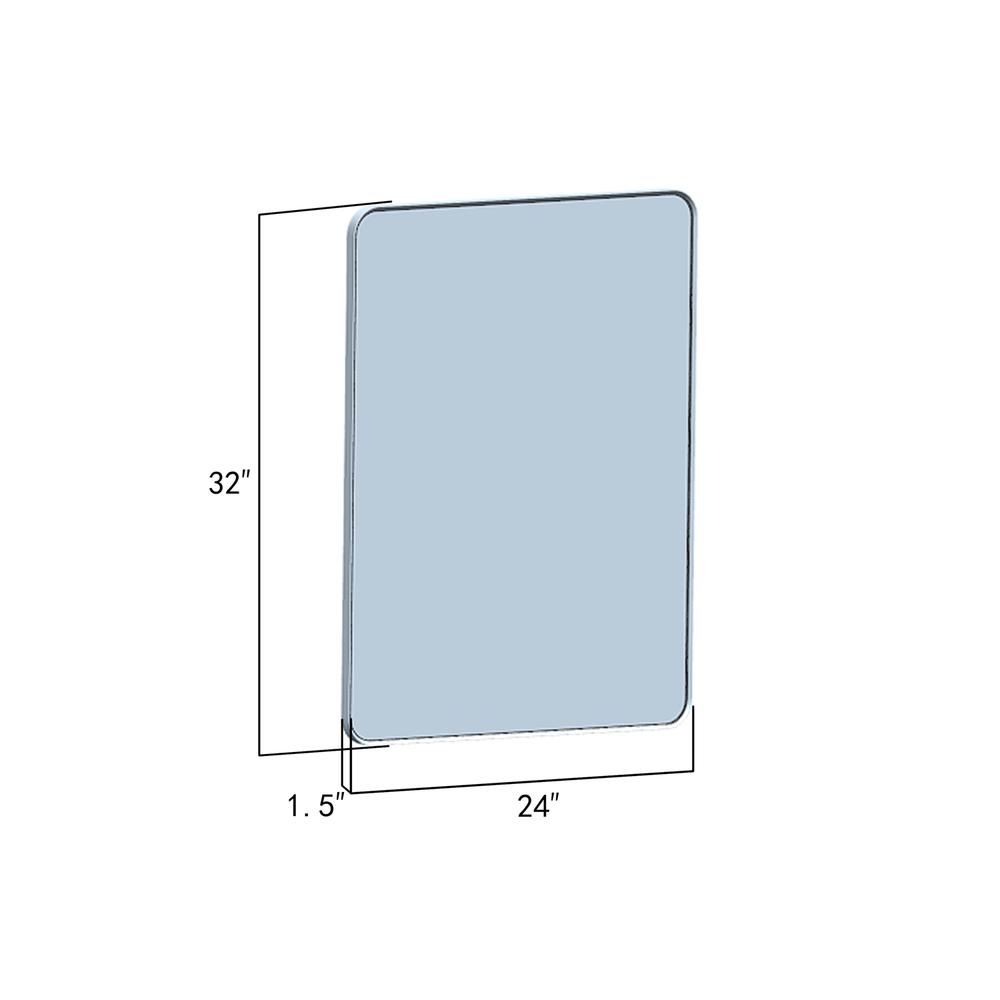 24'' Rectangle LED Lighted Accent Bathroom/Vanity Wall Mirror. Picture 12