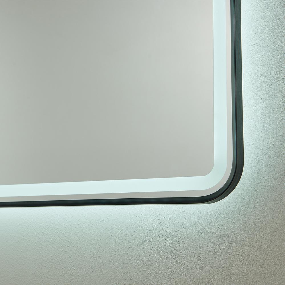 48'' Rectangle LED Lighted Accent Bathroom/Vanity Wall Mirror. Picture 8