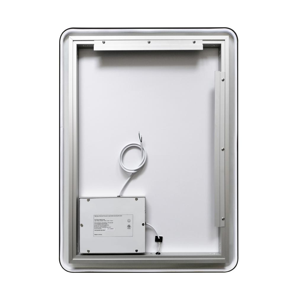 24'' Rectangle LED Lighted Accent Bathroom/Vanity Wall Mirror. Picture 2