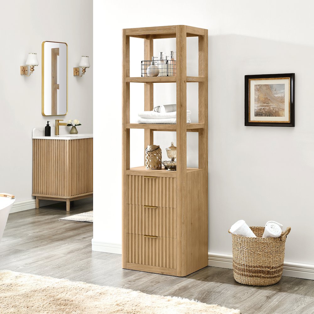 Cádiz 22in. Grey Storage Cabinet. Picture 5
