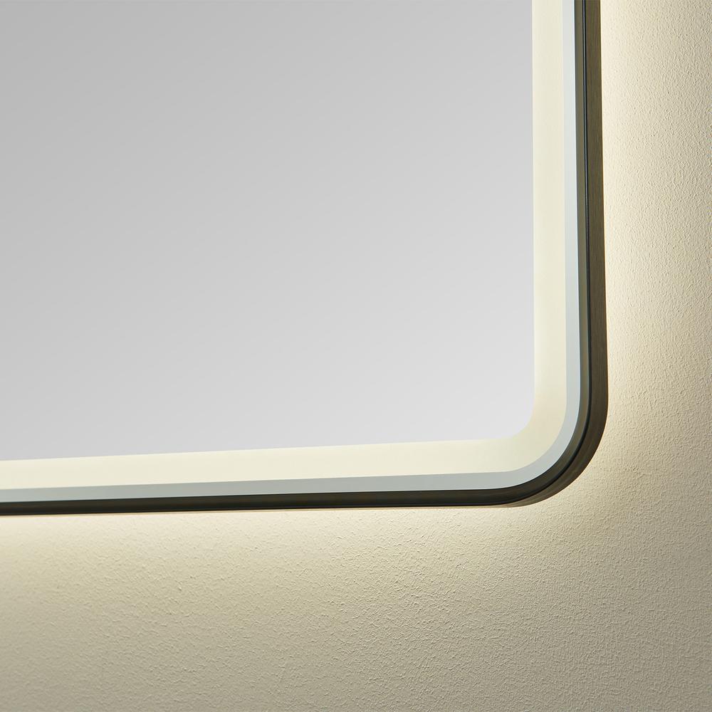 48'' Rectangle LED Lighted Accent Bathroom/Vanity Wall Mirror. Picture 7