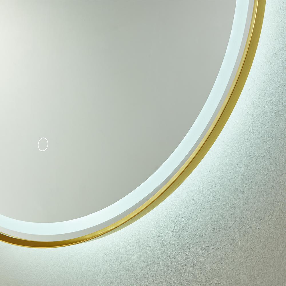 24'' Oval LED Lighted Accent Bathroom/Vanity Wall Mirror. Picture 11
