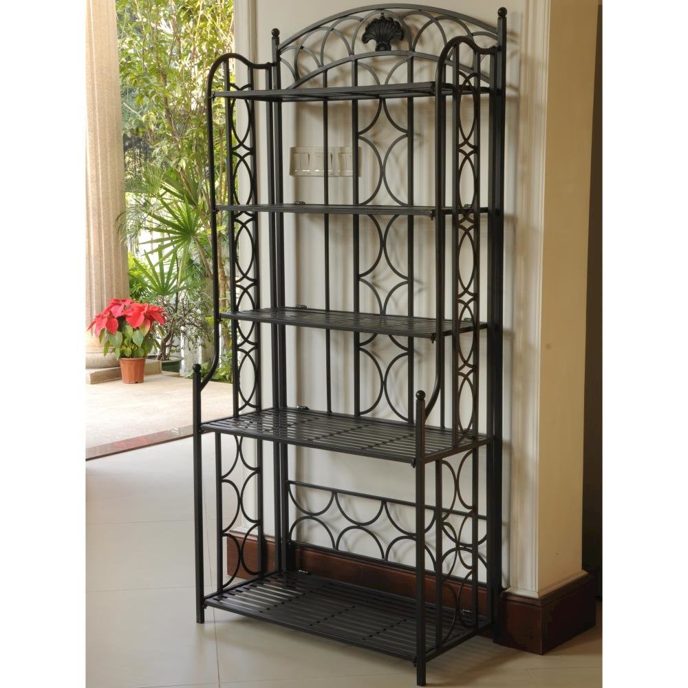 Iron 5-Tier Bakers Rack. Picture 1