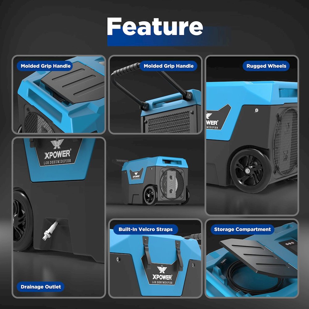 Pint Bluetooth LGR Commercial Dehumidifier with Auto Purge Pump. Picture 15