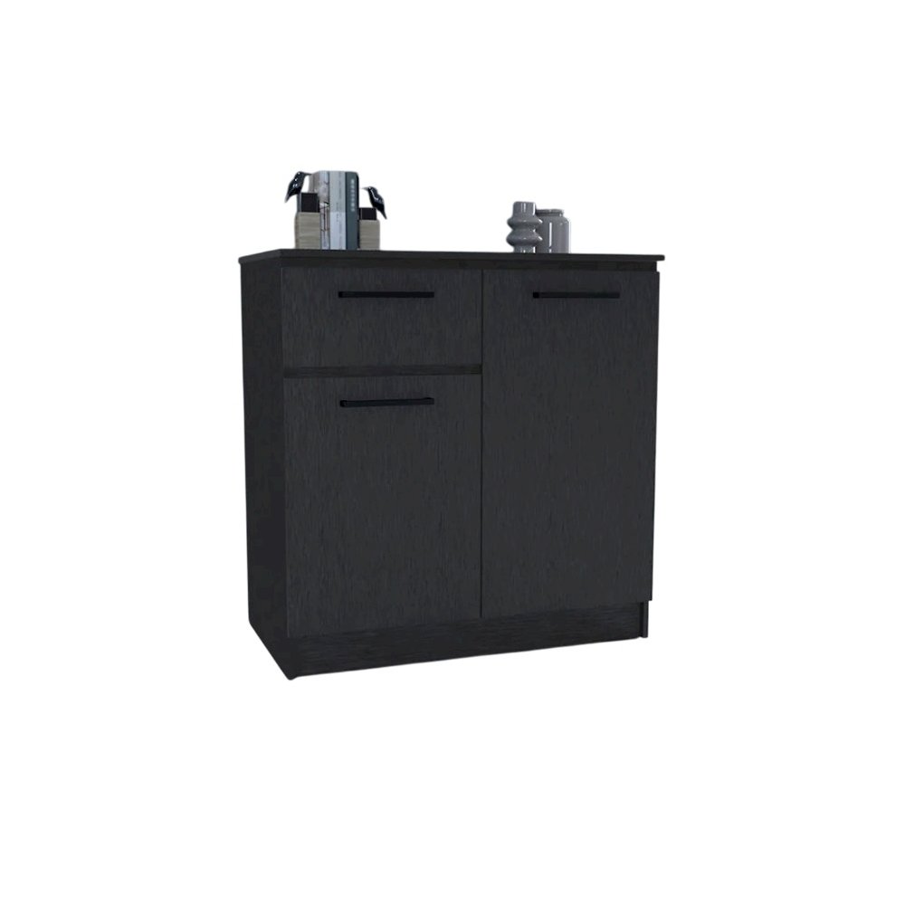 Idaho Dresser Black MDF. Picture 1