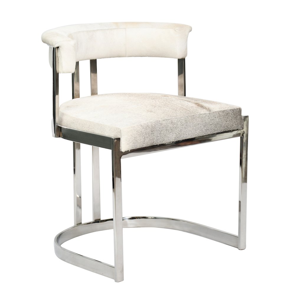 Bethel International Living Room Chair in Chrome Color. Picture 1
