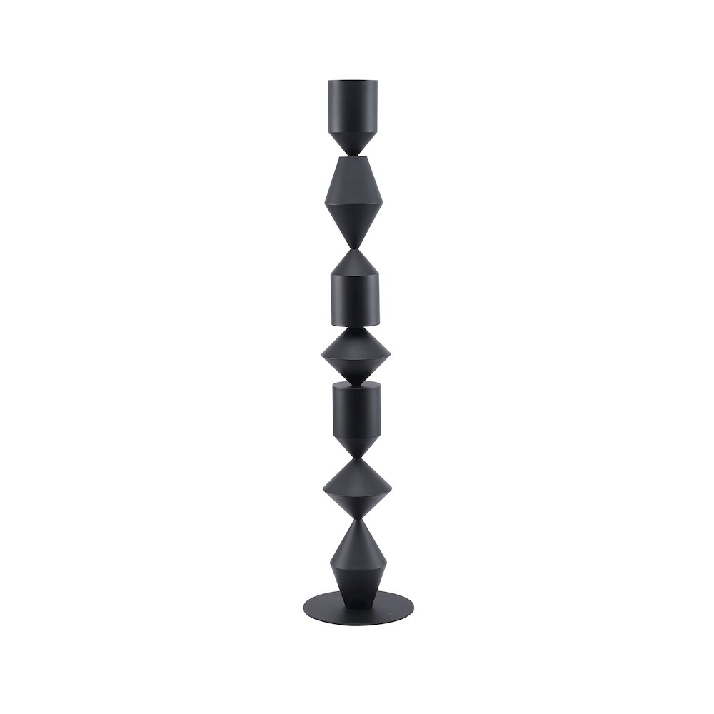 1-Light Black Iron Floor Lamp With A White Acrylic Shade. Picture 1
