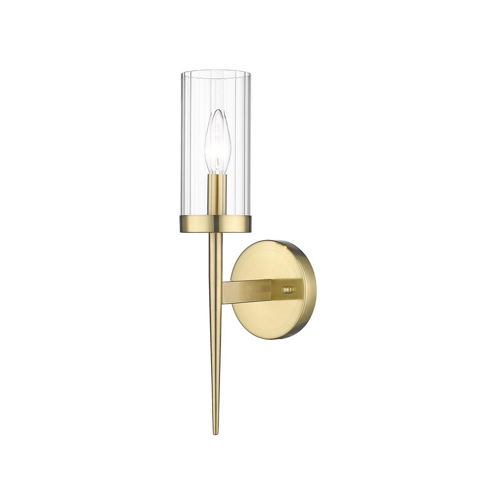 Wall Sconce Gold Iron & Glass. Picture 2