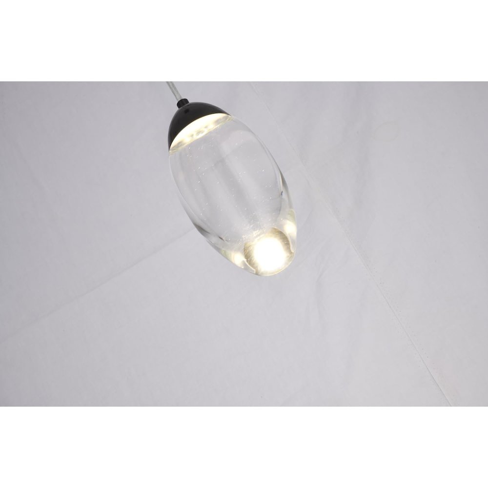 Bethel International LED Pendant in Matte Black Color. Picture 3