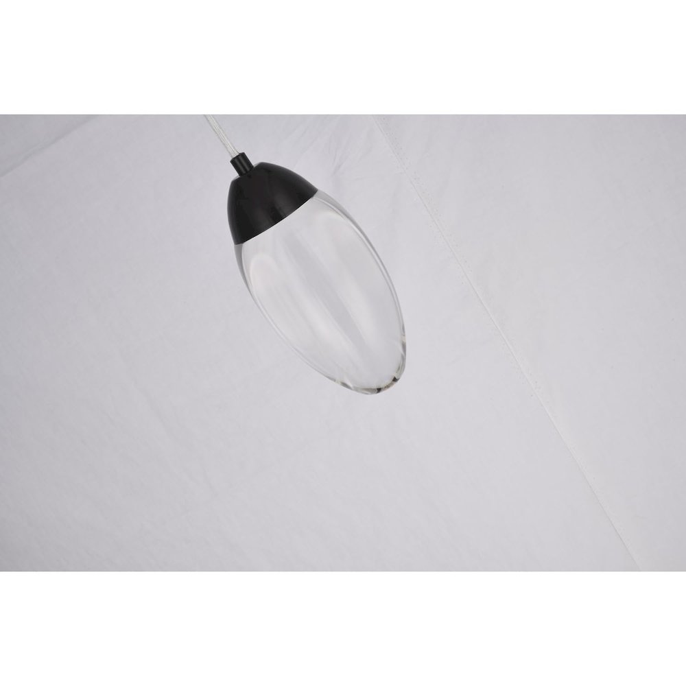 Bethel International LED Pendant in Matte Black Color. Picture 6