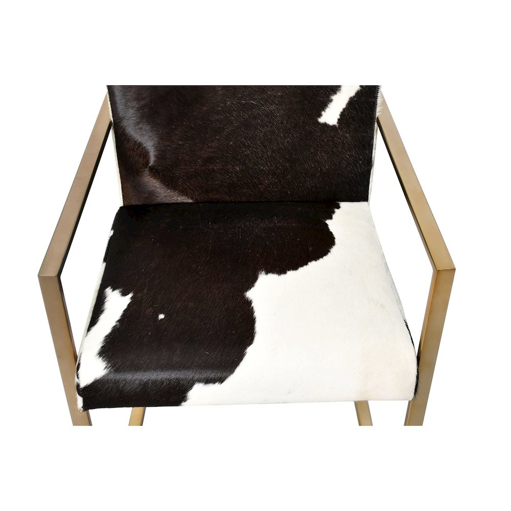 Bethel International Living Room Chair in Gold Color. Picture 2