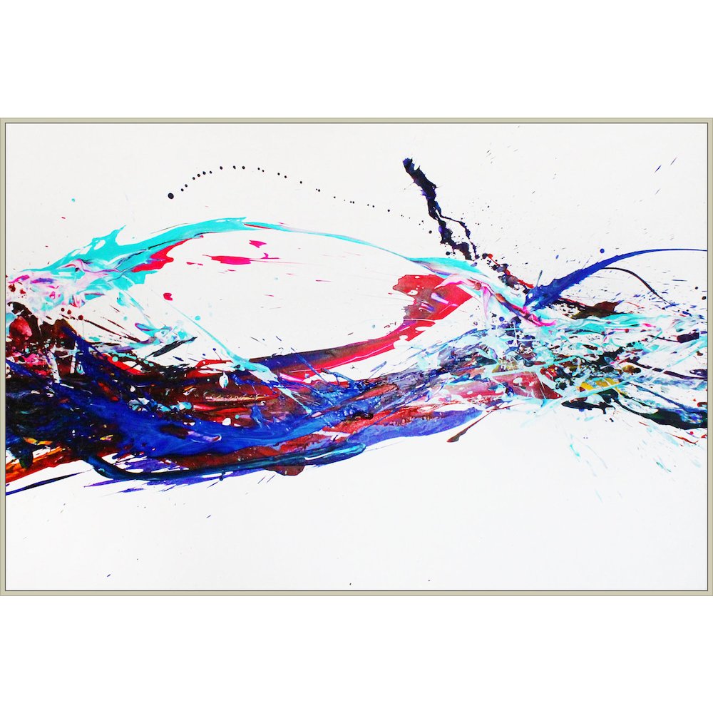 This oil painting has a high quality canvas with multi-color finishes.. Picture 1