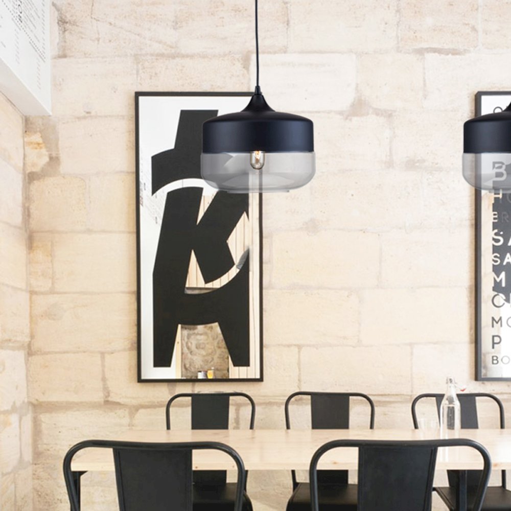 1-Light Matte Black Wall Sconce With A Clear Glass Shade. Picture 2