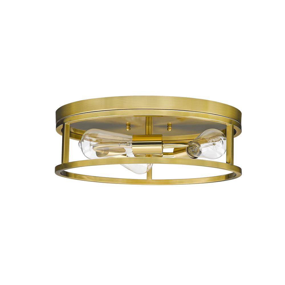 Flush Mount Gold Iron. Picture 2
