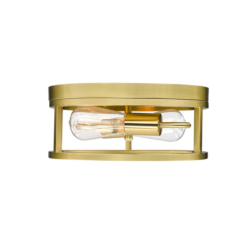 Flush Mount Gold Iron. Picture 4