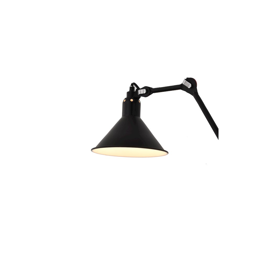 1-Light Matte Black Wall Sconce With A Black Aluminum Shade. Picture 3