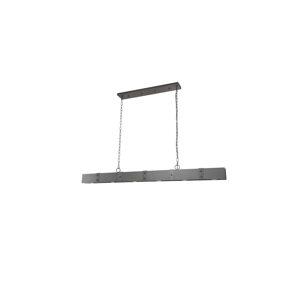 Bethel International Chandelier in Grey Color. Picture 1