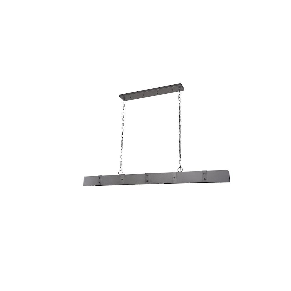 Bethel International Chandelier in Grey Color. Picture 2