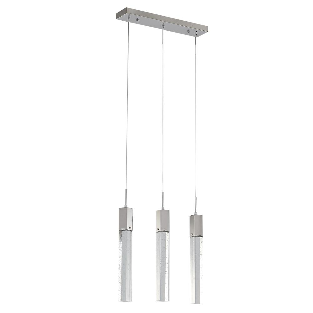 Island Lighting Chrome Metal & Crystal. Picture 2
