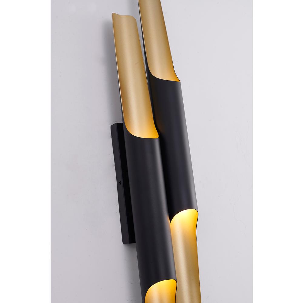Wall Sconce Matte Black Iron. Picture 5