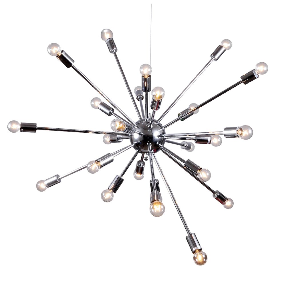Bethel International Chandelier in Chrome Color. Picture 1