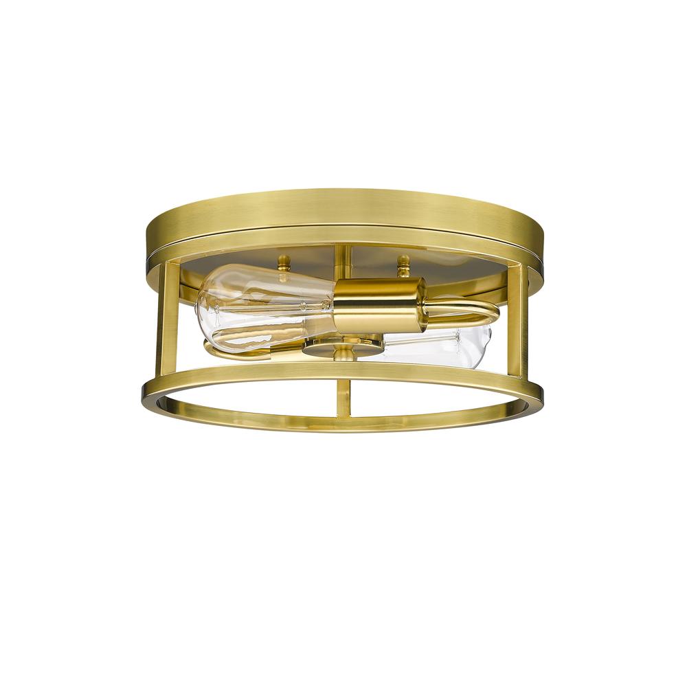 Flush Mount Gold Iron. Picture 2