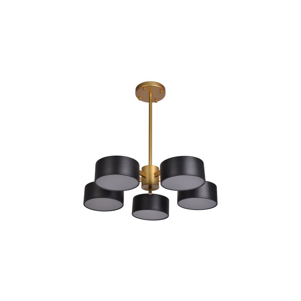 LED Flush Mount Gold Metal. Picture 2