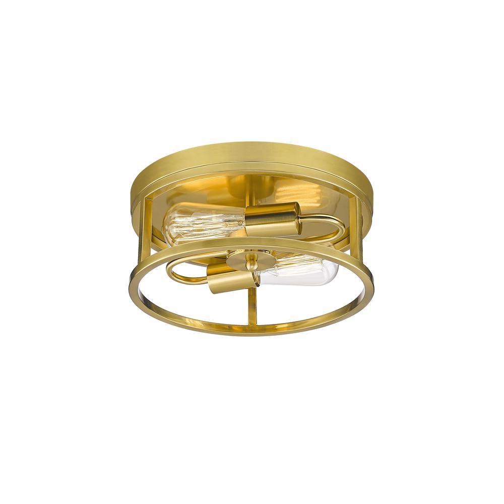 Flush Mount Gold Iron. Picture 3