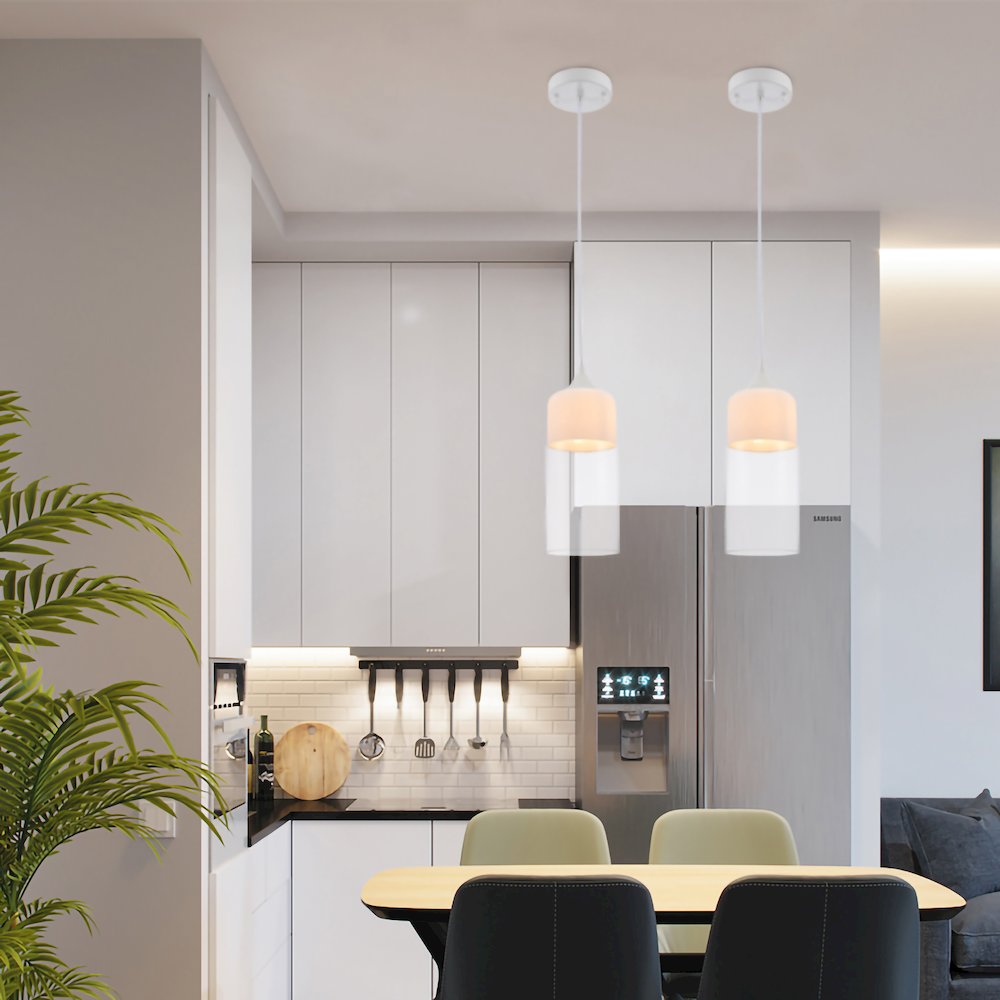 1-Light Matte White Wall Sconce With A Clear Glass Shade. Picture 3