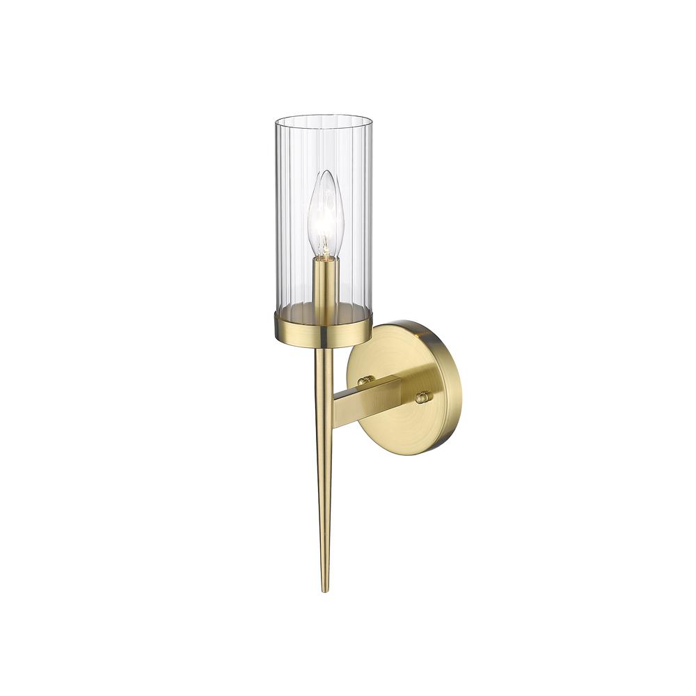 Wall Sconce Gold Iron & Glass. Picture 1