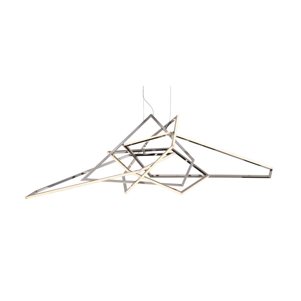 LED Chandelier Chrome Stainless Steel. Picture 1