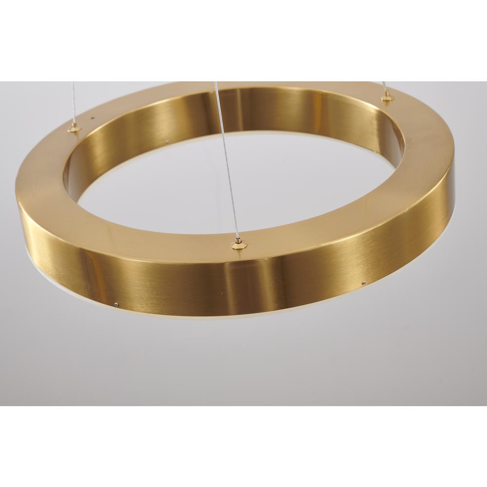 LED Chandelier Gold Metal. Picture 4