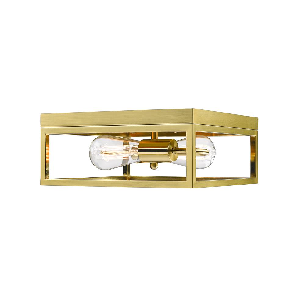 Flush Mount Gold Iron. Picture 3