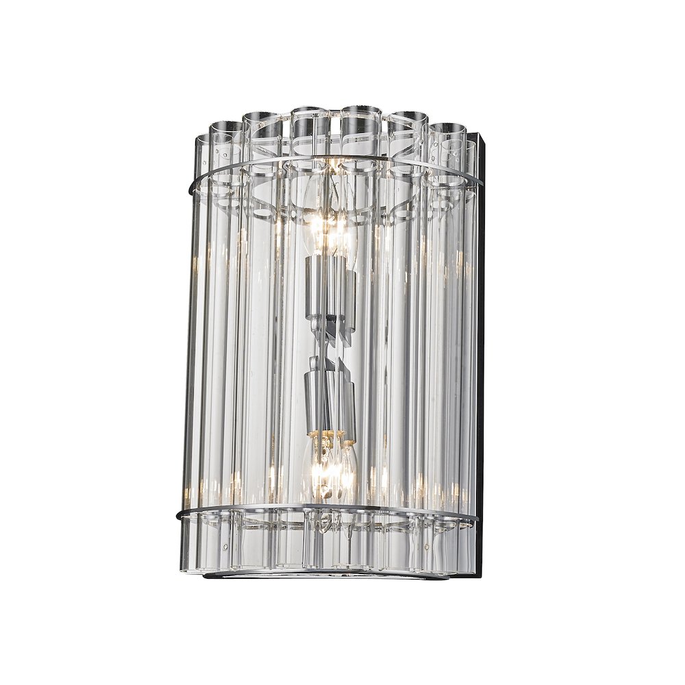 Bethel International Wall Sconce in Chrome Color. Picture 1
