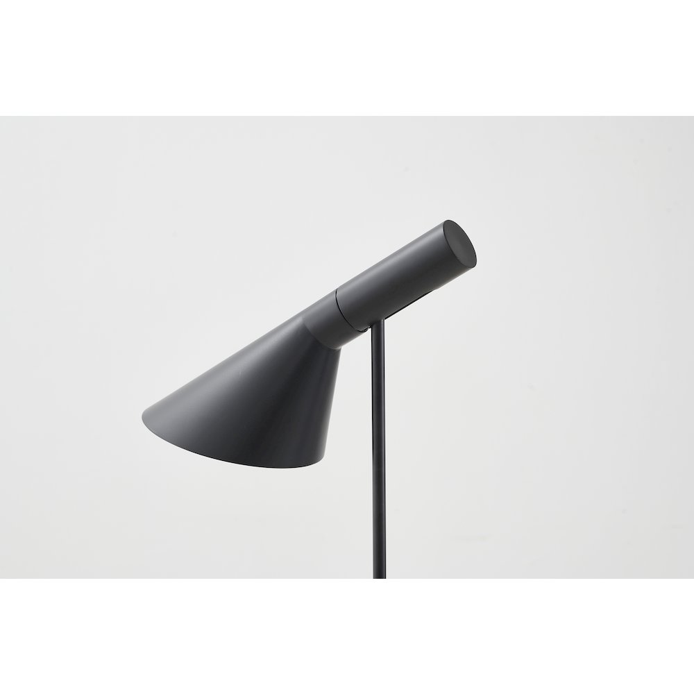 1-Light Black Floor Lamp With An Adjustable Shade. Picture 5