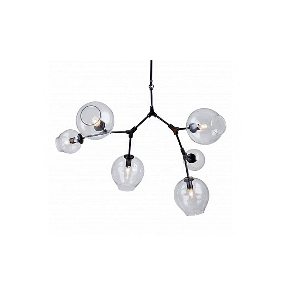 Bethel International Chandelier in Black Color. Picture 1