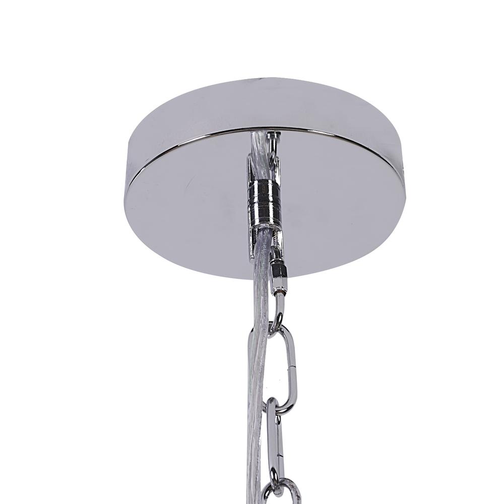 Chandelier Black Wood & Metal. Picture 5