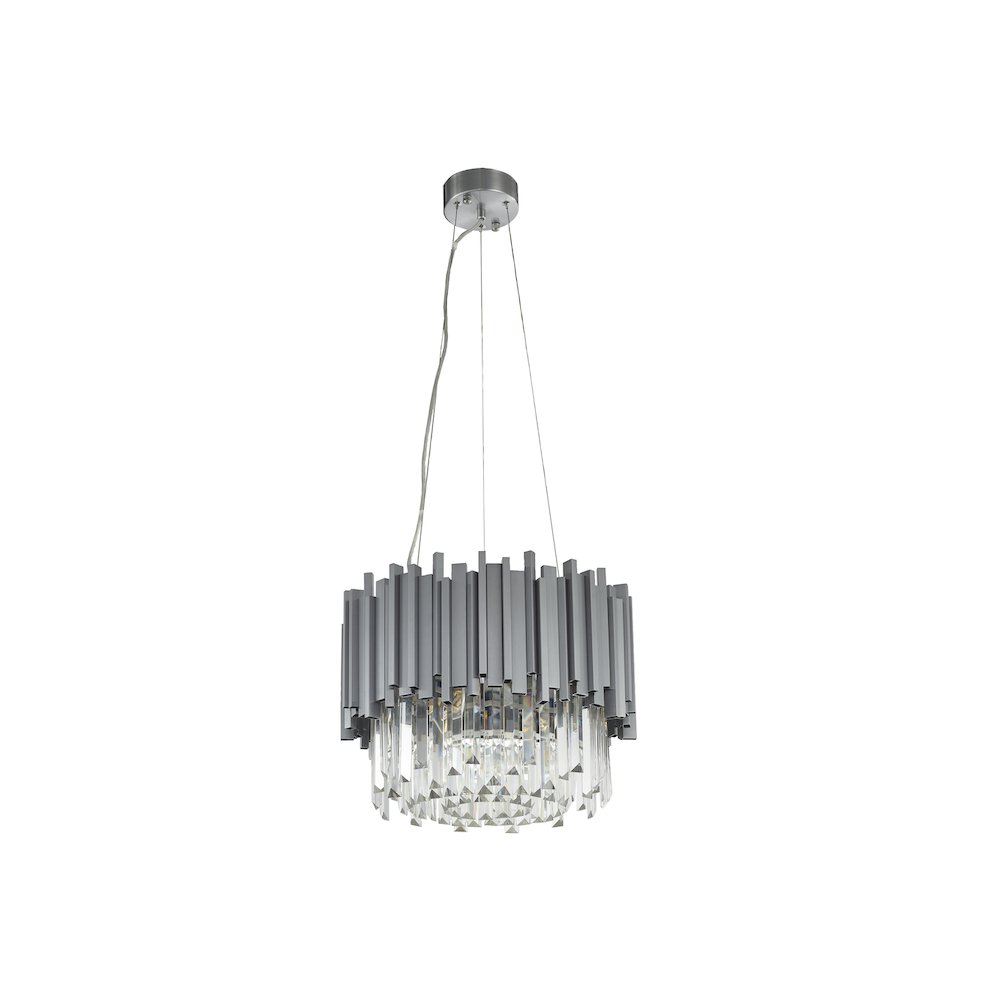 Bethel International Chandelier in Silver Color. Picture 2