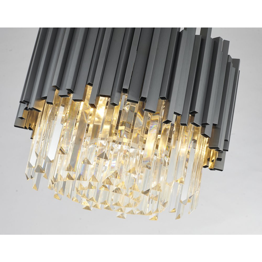 Bethel International Chandelier in Silver Color. Picture 3