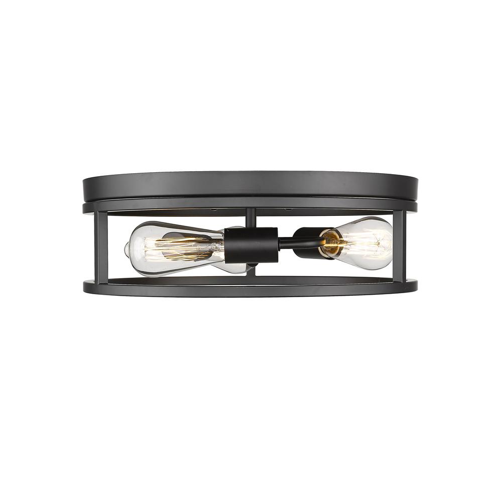Flush Mount Black  Iron. Picture 4