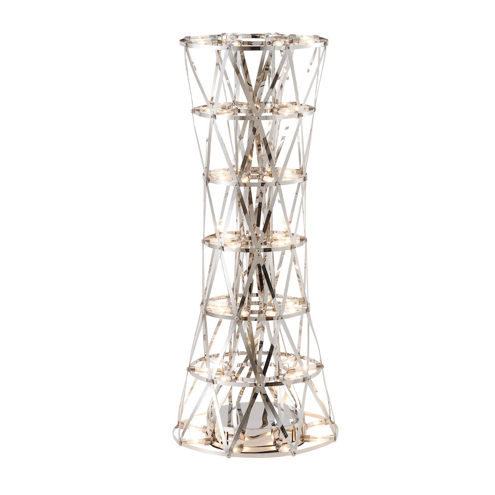 56-Light Chrome LED Stainless Steel table Lamp. Picture 1