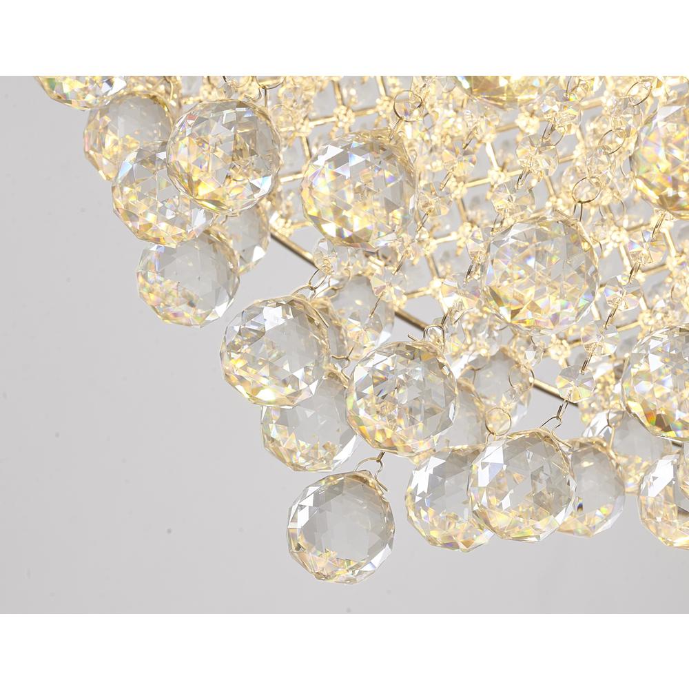 Chandelier Chrome Metal & Crystal. Picture 4
