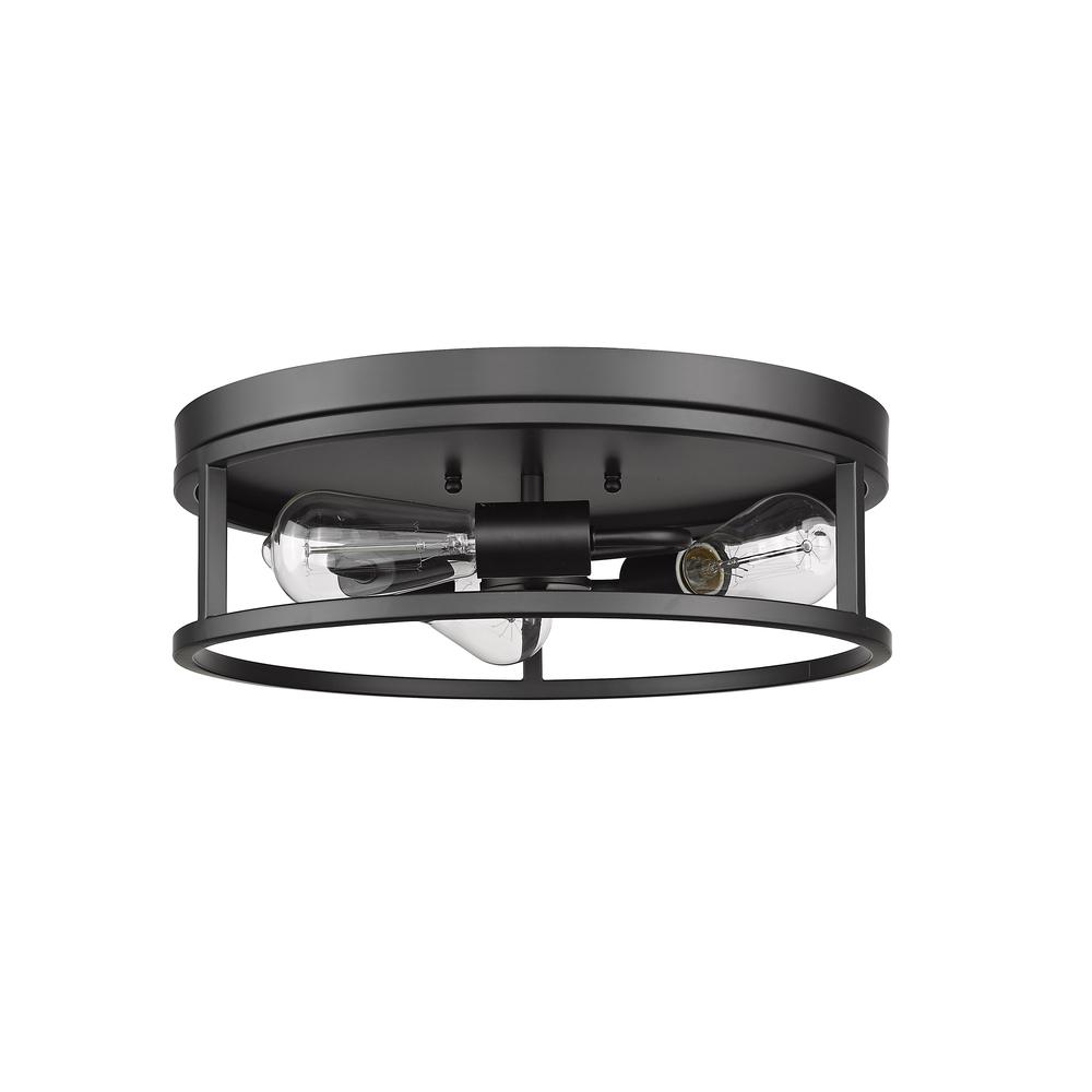 Flush Mount Black  Iron. Picture 2