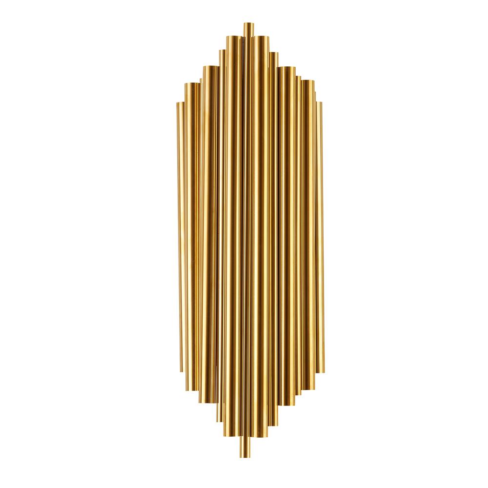 Wall Sconce Gold Stainless Steel. Picture 1